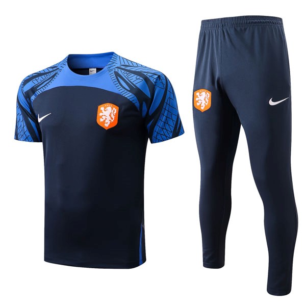 Camiseta Países Bajos Conjunto Completo 2022/23 Azul